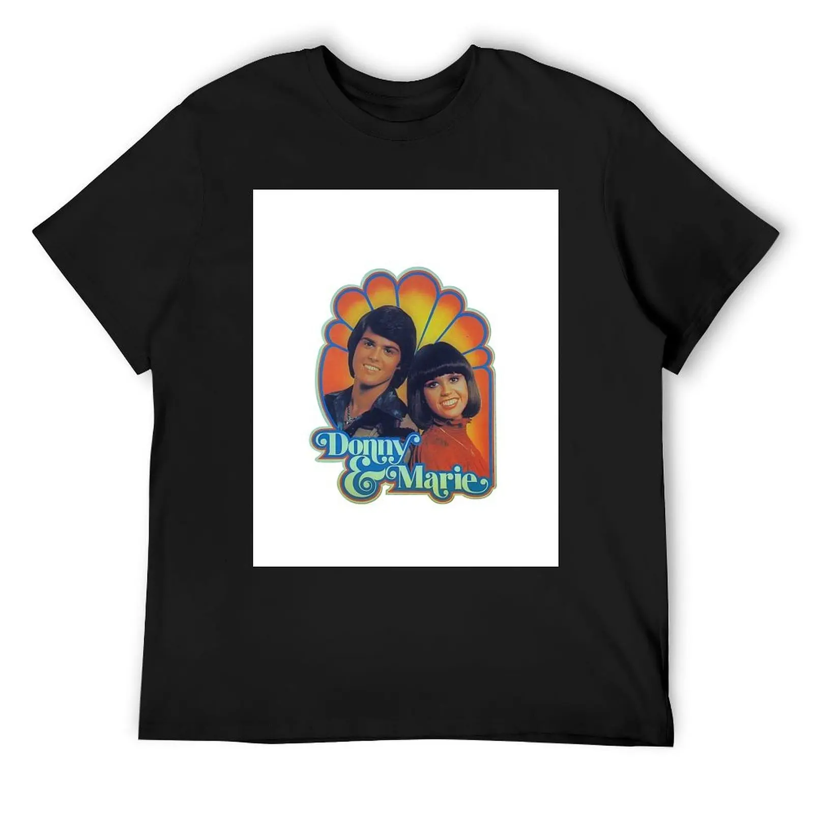 

Donny and Marie T-Shirt oversizeds summer clothes T-shirts oversize t shirt men 100℅ cotton