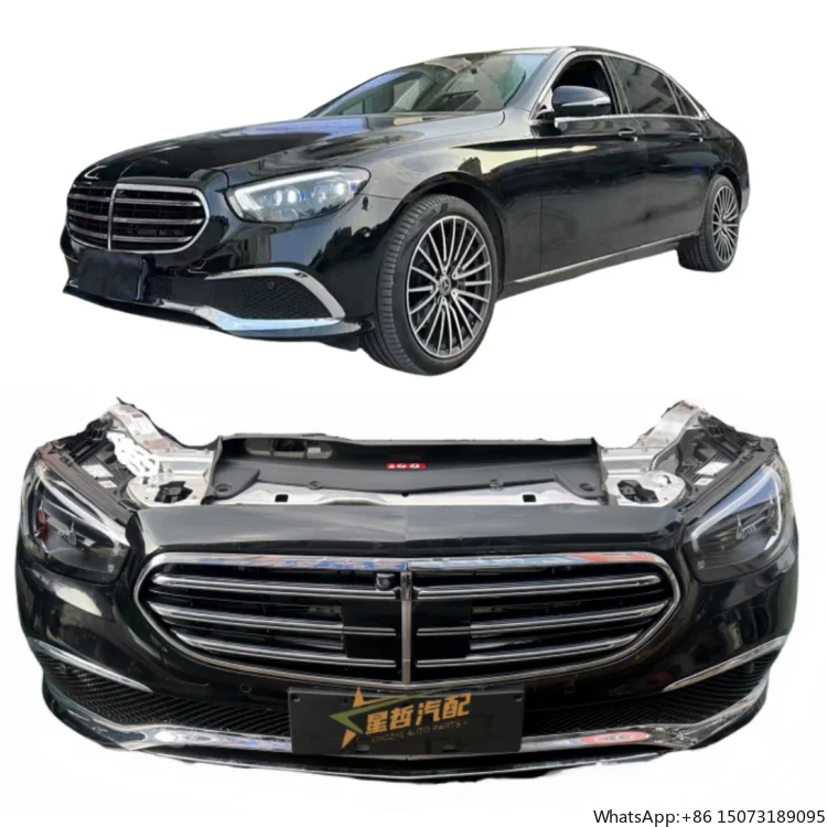 

E-Class 213 W238 Car Bumper Front Bumper Headlight Combination and Radiator Fittings Plastic Material Used