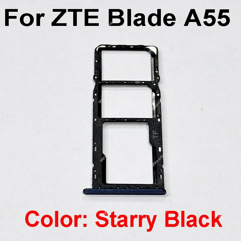 For ZTE Blade A35 A55 A75 4G 5G SIM Card Tray Card Socket Reader