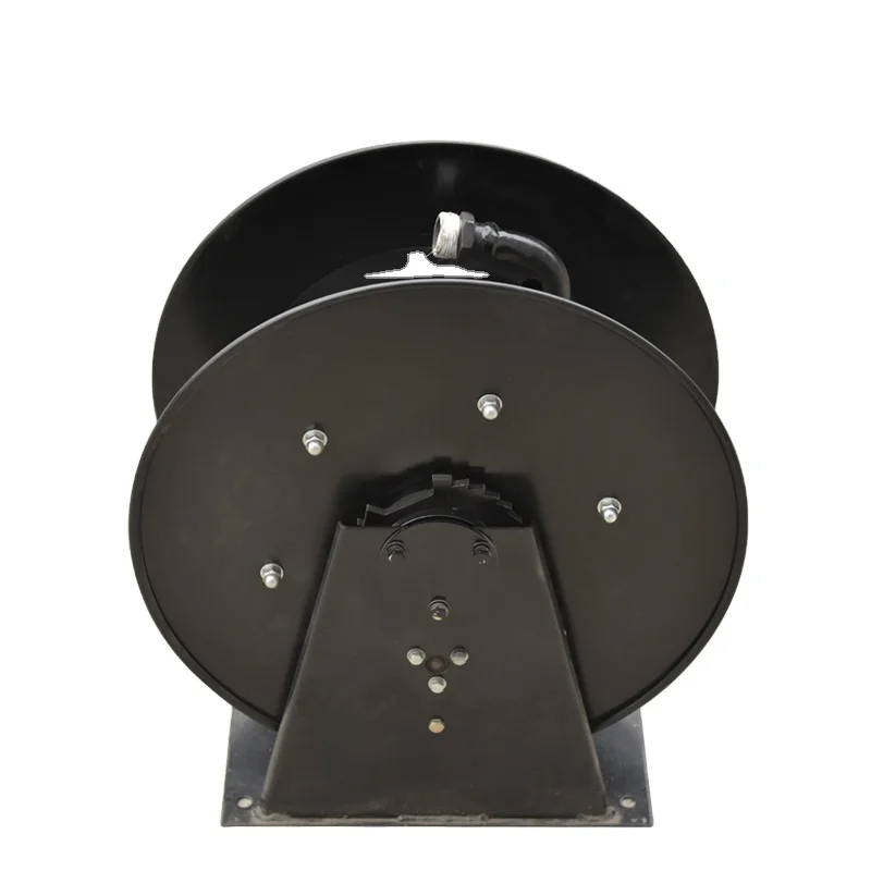 

1 Inch 15m Black Retractable Electric Reel For Fuel Hose Rewind