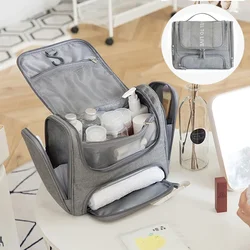 Bolsa de cosméticos colgante impermeable para hombres y mujeres, organizador de viaje, bolsa de maquillaje, estuche de maquillaje, bolsa de aseo de lavado húmedo y seco