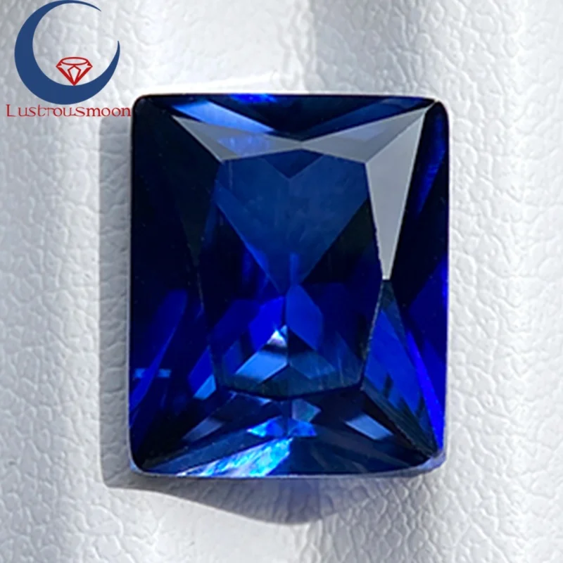 

Выполненная в лаборатории сапфиром багетная форма, выбираемая сертификат AGL, подвески из синтетических бриллиантов королевского синего цвета для изготовления ювелирных изделий, оптовая продажа