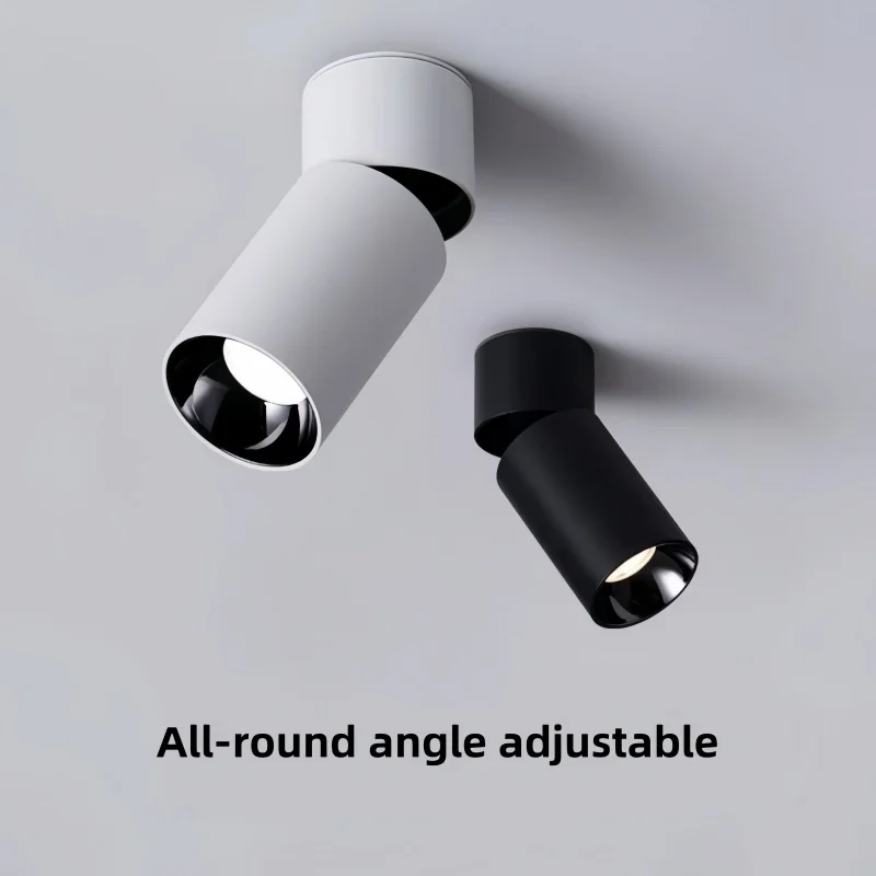 LED Open-Mounted Light, Foldable Ceiling, Adjustable Angle, Living Room Background Wall, Porch Ceiling Lamp