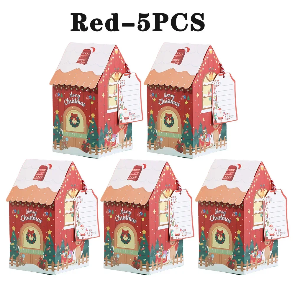 Christmas House Shape Candy Gift Box