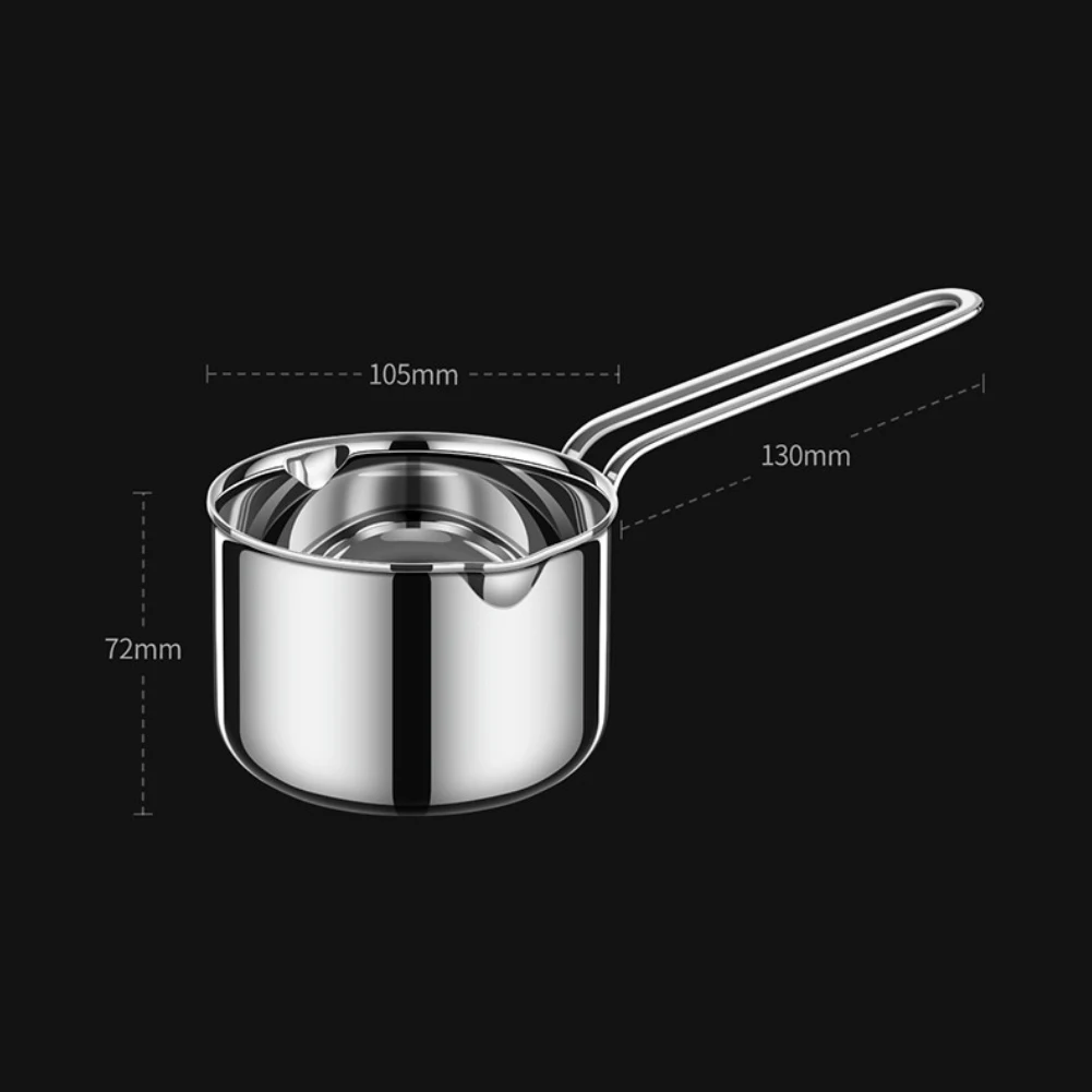 

Сковорода из нержавеющей стали для домашней кухни. Для приготовления лапши, яиц, пасты и супов, с крышкой из закаленного стекла, размер 23,5 x 7,5 см.