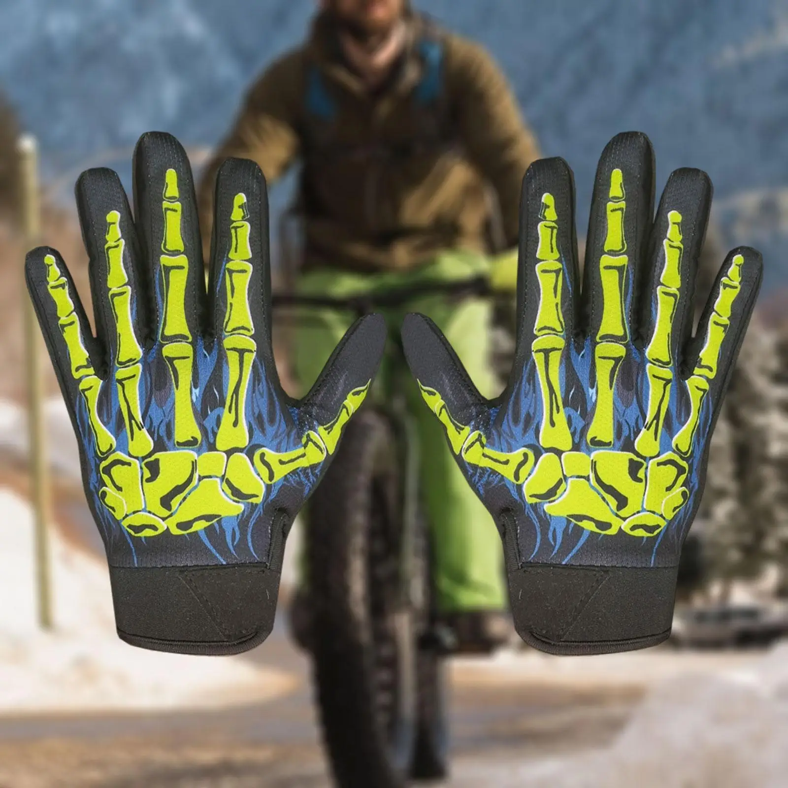 Motorcycle Gloves Palm Padding Anti Slip Multipurpose Riding Gloves for Climbing Outdoor Activities Motocross ATV Hiking