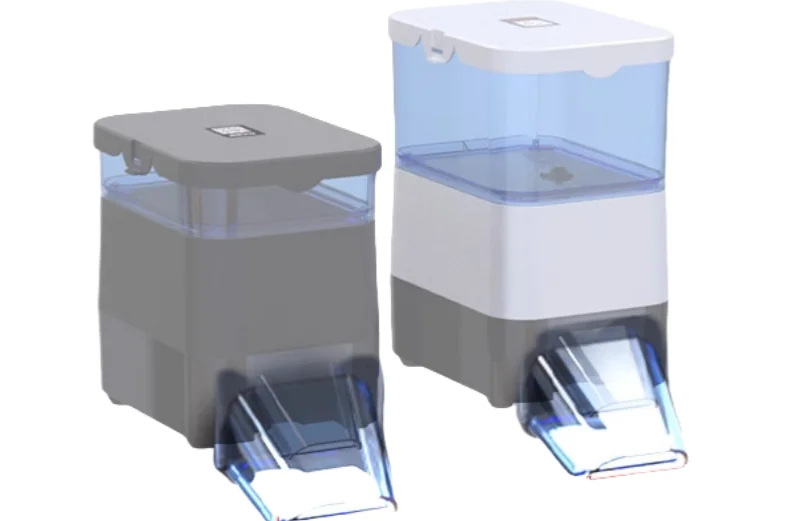 Hot Selling Aquaculture Koi Fish Farm Outdoor Courtyard Food Timing Small Automatic Feeders For Fish