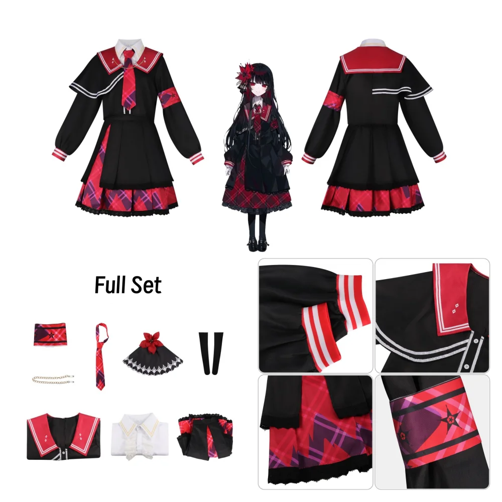 Disfraz de Cosplay de Nikaido Hiro de Magical Girl Witch Trial, Peluca Sintética de Nikaido Hiro, Traje para Fiesta, Carnaval, Halloween