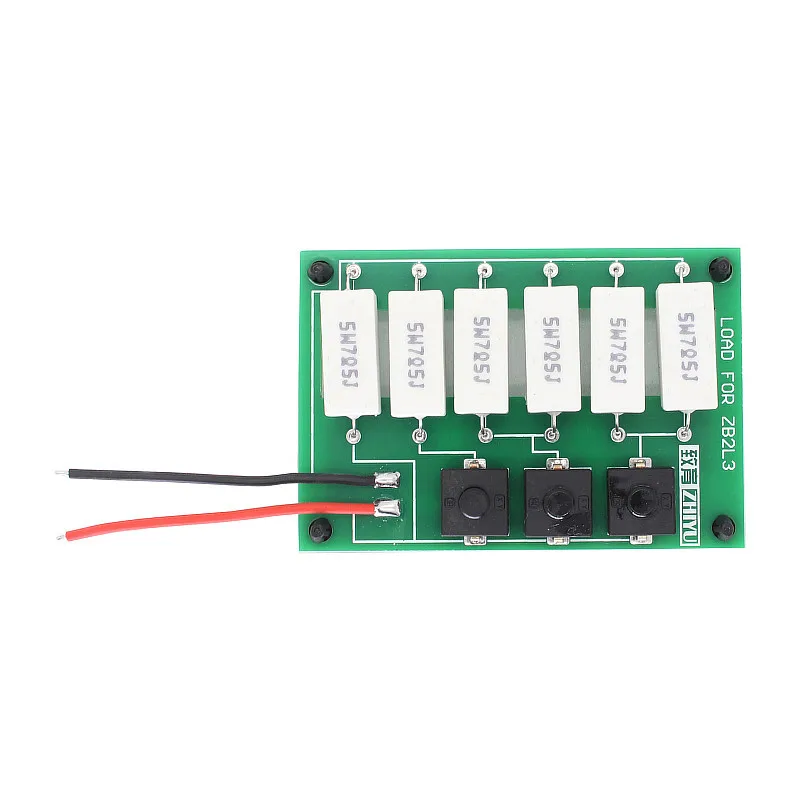 5W7.5RResistance MatchingZB2L3External Load Board for Tester Lithium Battery18650Discharge1A-3A