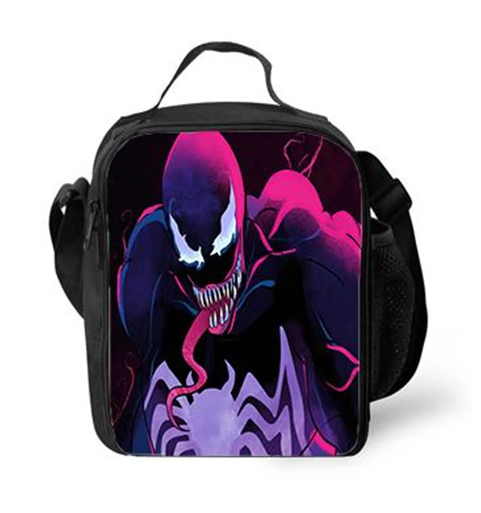 Elementary Kids Leak Proof Cooler Bag,Venom Insulated Lunch Box Durable Lunch Tote for Travel Camping