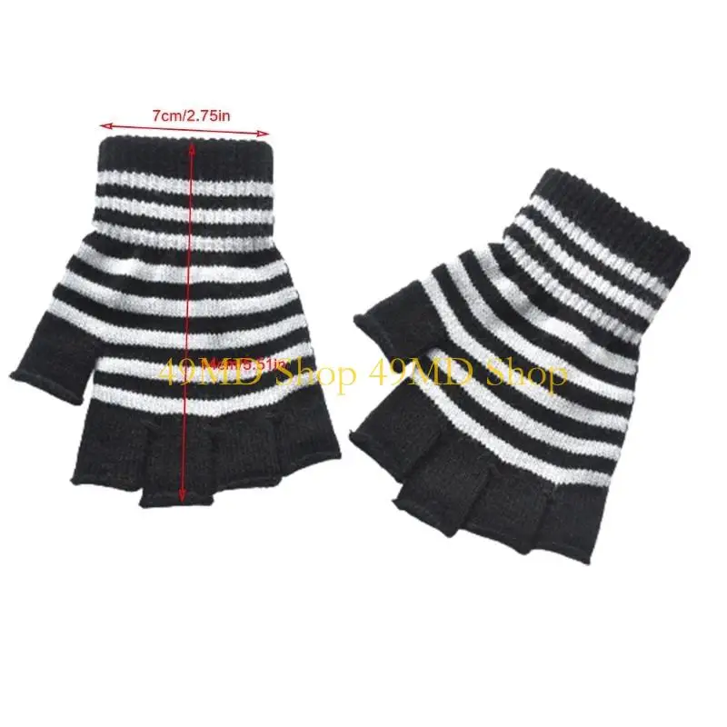 49MD Remaja Musim Dingin Setengah -Finger Color Cocok