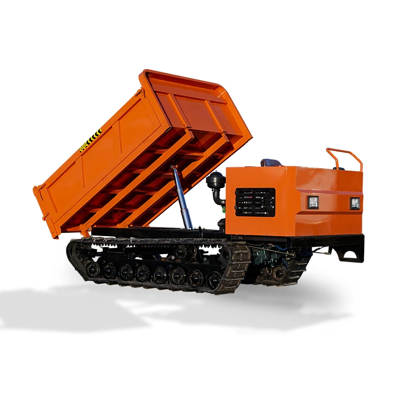 New Design Transporter 3 Ton Small Articulated Tracted Price Mini Trailer Truck Crawler Dumper For Sal