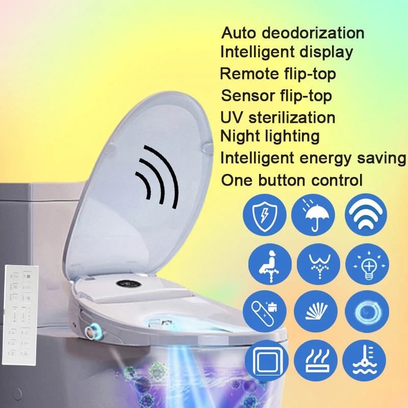 السيارات الوجه غطاء المرحاض الذكية Janpanese مقعد المرحاض الكهربائية تابا WC Inteligente Japones تحسس مفتوح Japones الذكية بيديت كهربائي