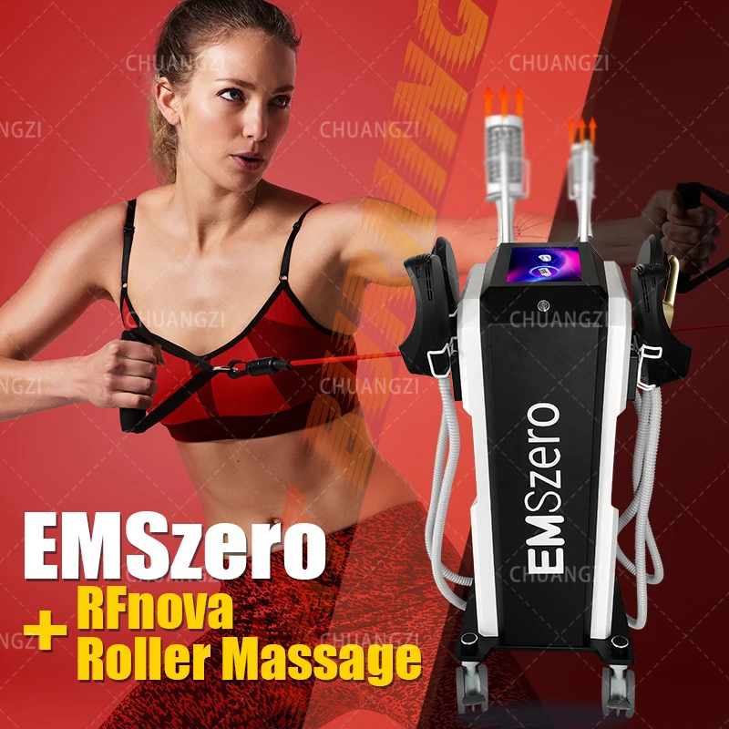 

EMS 6000W NEW Upgrade Plus Roller Nova Emszero Machine 5 Handels Rf body muscle stimulator Home Appliances