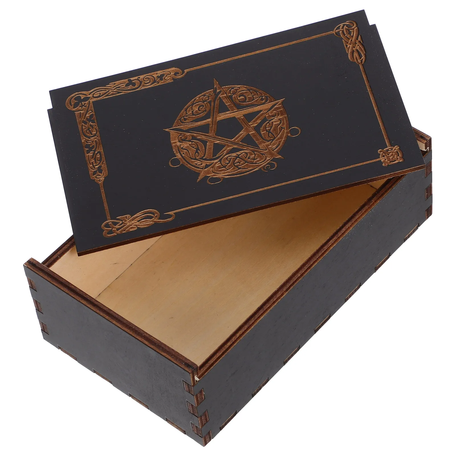 

Tarot Box Storage Wood Games Cards Box Case Wood Games Cards Holder Compact Design Wooden Tcg Jewelry Display Tool