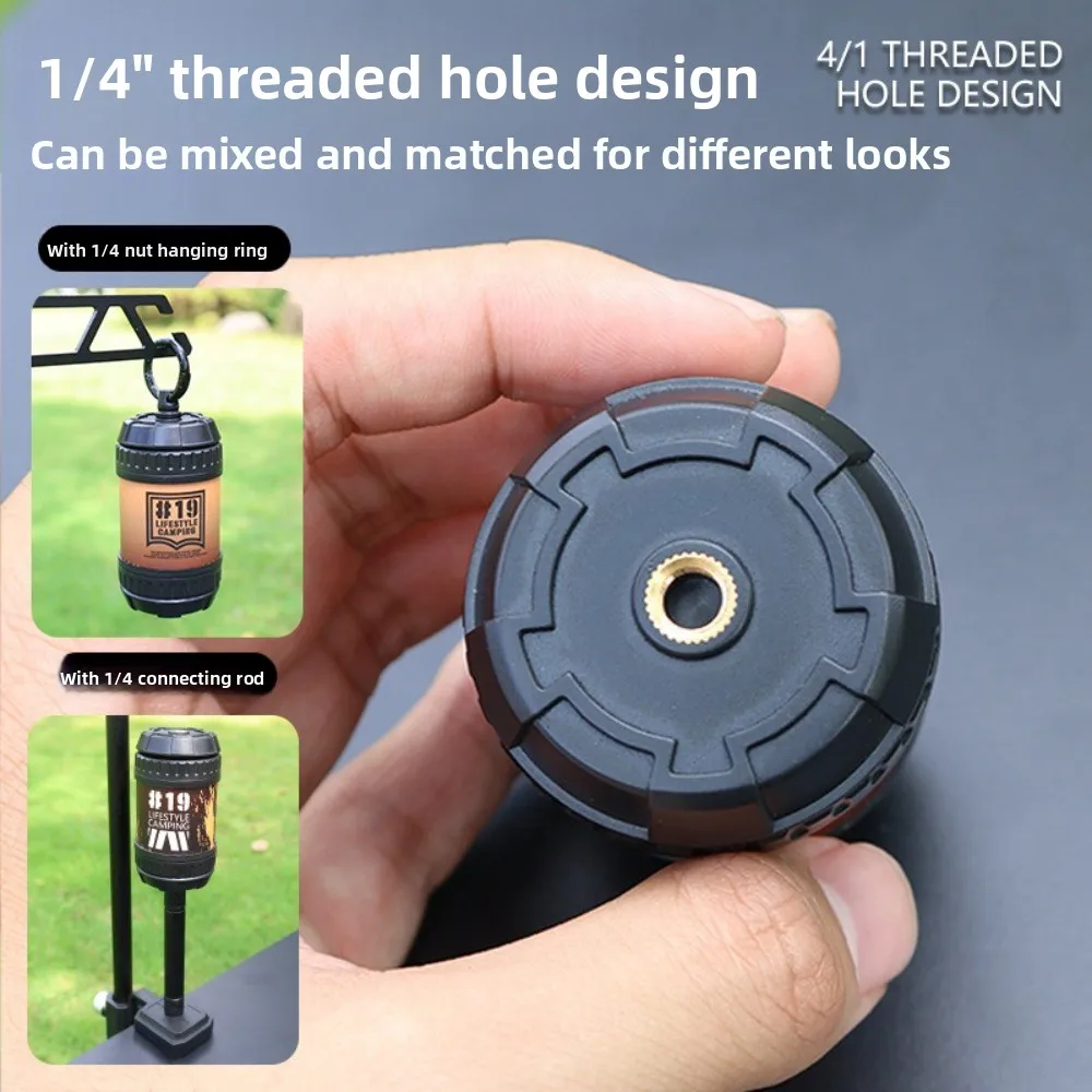 1000 مللي أمبير قابلة للشحن LED التخييم ضوء قاعدة مغناطيسية 4 أوضاع الإضاءة القابلة للتعديل ضوء الطوارئ 4 أوضاع عكس الضوء #3