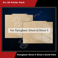 For Flyingbear Ghost 5 Ghost 6 Hotbed Double Sides PEI Build Plate Magnetic Base PEI Sheet Carbon Fiber 3D Printer Parts