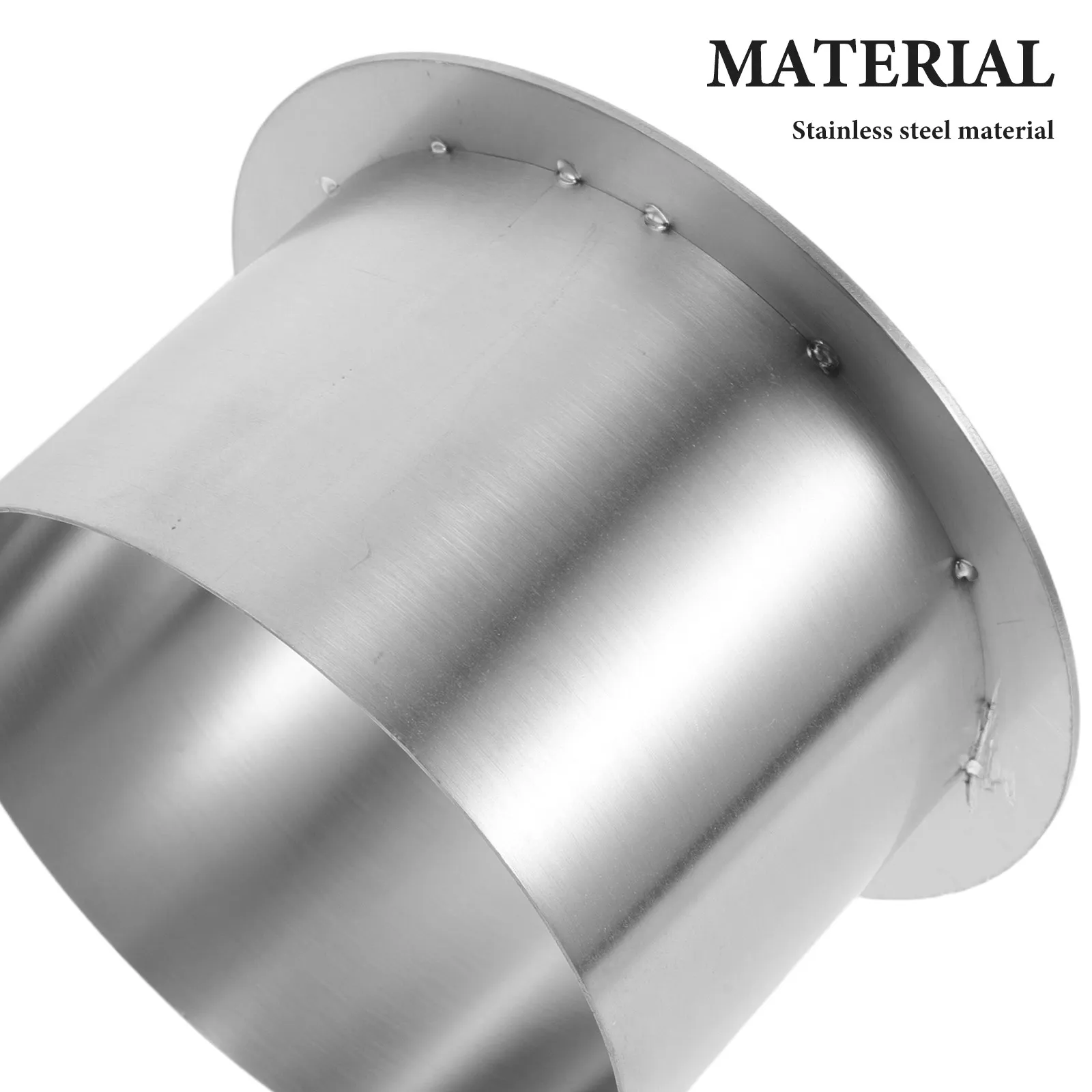 Recessed Trash Can Lid Embedded Stainless Steel Round Countertop Waste Chute Cover for Kitchen Office Built-in Garbage Ring