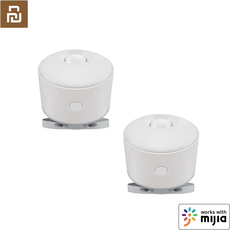 Youpin linptech مستشعر الإنسان ES3 بلوتوث رادار الأشعة تحت الحمراء الاستشعار 3in1 جسم الإنسان التعرف الساكن 360 °   حساسية الزاوية