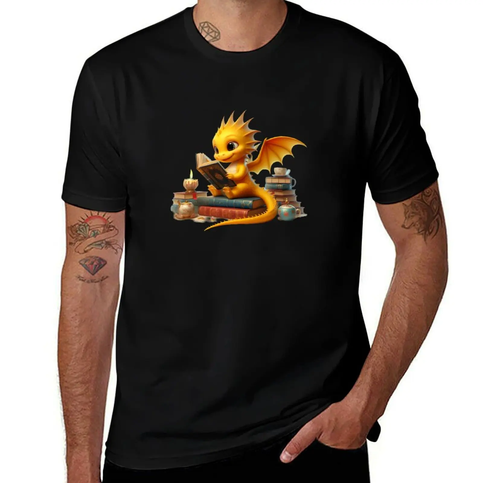 Andarna Reading T-Shirt Work Wear Lightweight Tee T-Shirt
