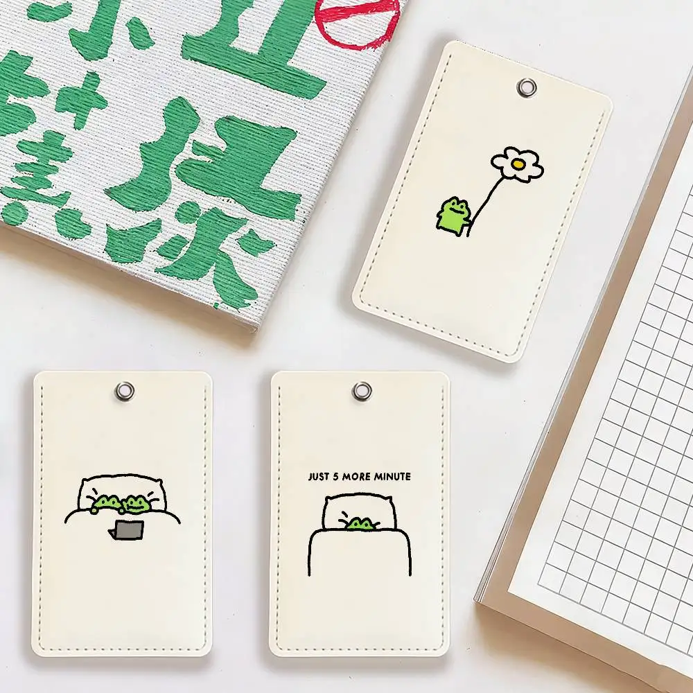 

Cartoon F-Fric Green FROG Kawaii Strap For Card Gym Keychain Key Holder DIY Hanging Rope Keyring Accessories Gifts