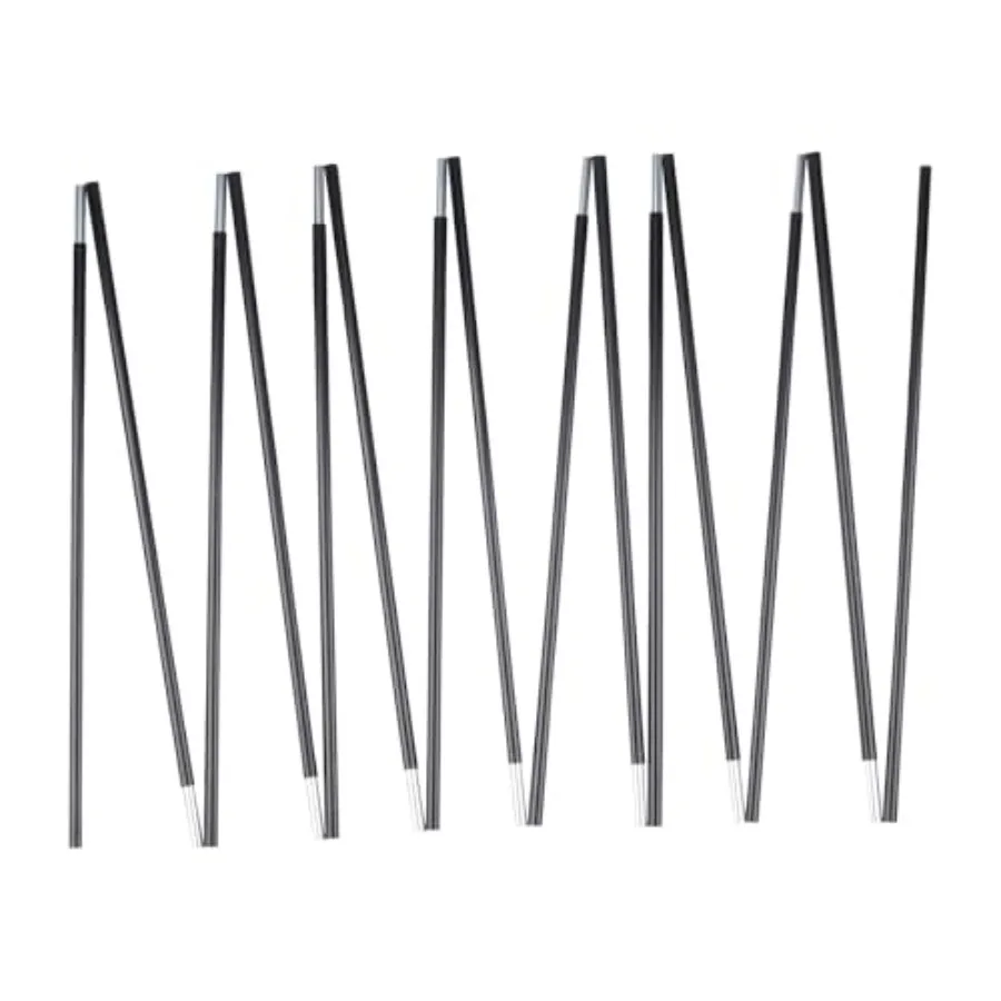

Aluminum Tent Poles Replacement Black Pre-Assembled Tent Pole 7001 T6 Heated Camping Tent Rod
