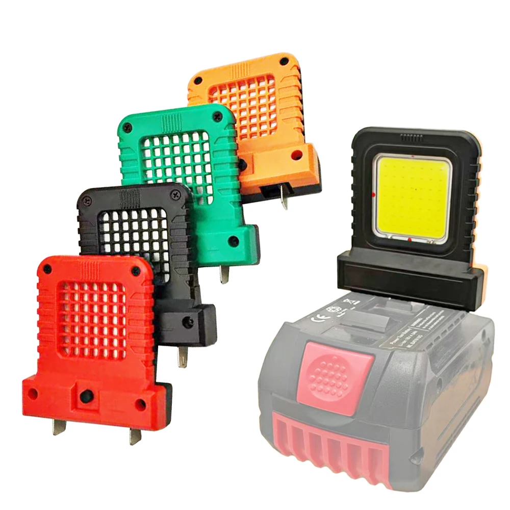 Power Tool Accessories Parts For DeWALT 20V For Makita 18V For Milwaukee For Bosch For M18 Lithium Battery Case Work Lamp Lights