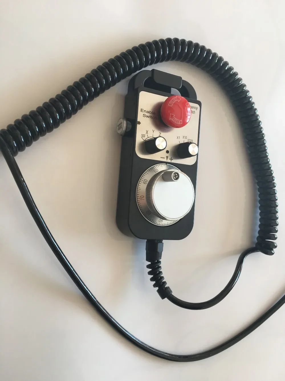 100 Pulse 5V MPG handwheel Electronic handwheel eith emergency stop switch pulse generator for lathe machine