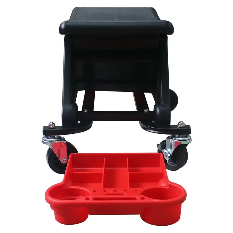 NEW Car Multi-Function Chair Mechanic For Wax Polishing Projects Car Creeper Stool Chair Mobile Creeper Seat Car Wash Supplies