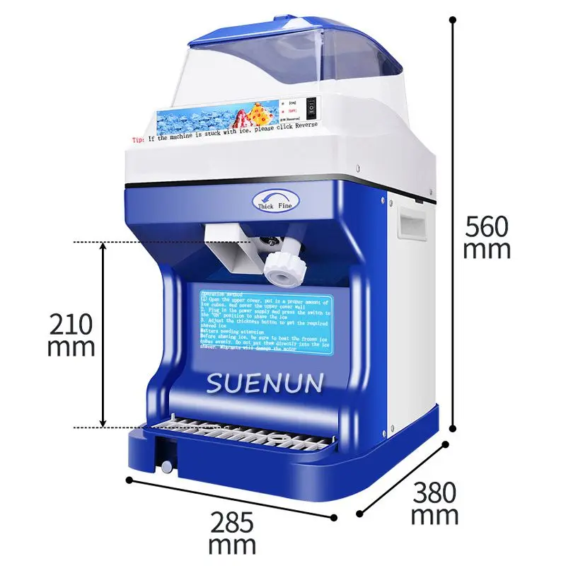 市販の電気かき氷機,220V,ミルクティーショップ,スムージー,砕いた氷,雪片,家電機器,250W