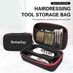 Black Waterproof Barber Hair Scissor Bag Hairdressing Comb Tools Storage Bags Makeup Travel Case Suitcase Supplies