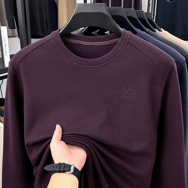 Designer Brand Man Long Sleeved Hooded Sweatshirt Crew Neck Letter Pattern Embroidery Autumn Winter Leisure Fashion Mens T-Shirt