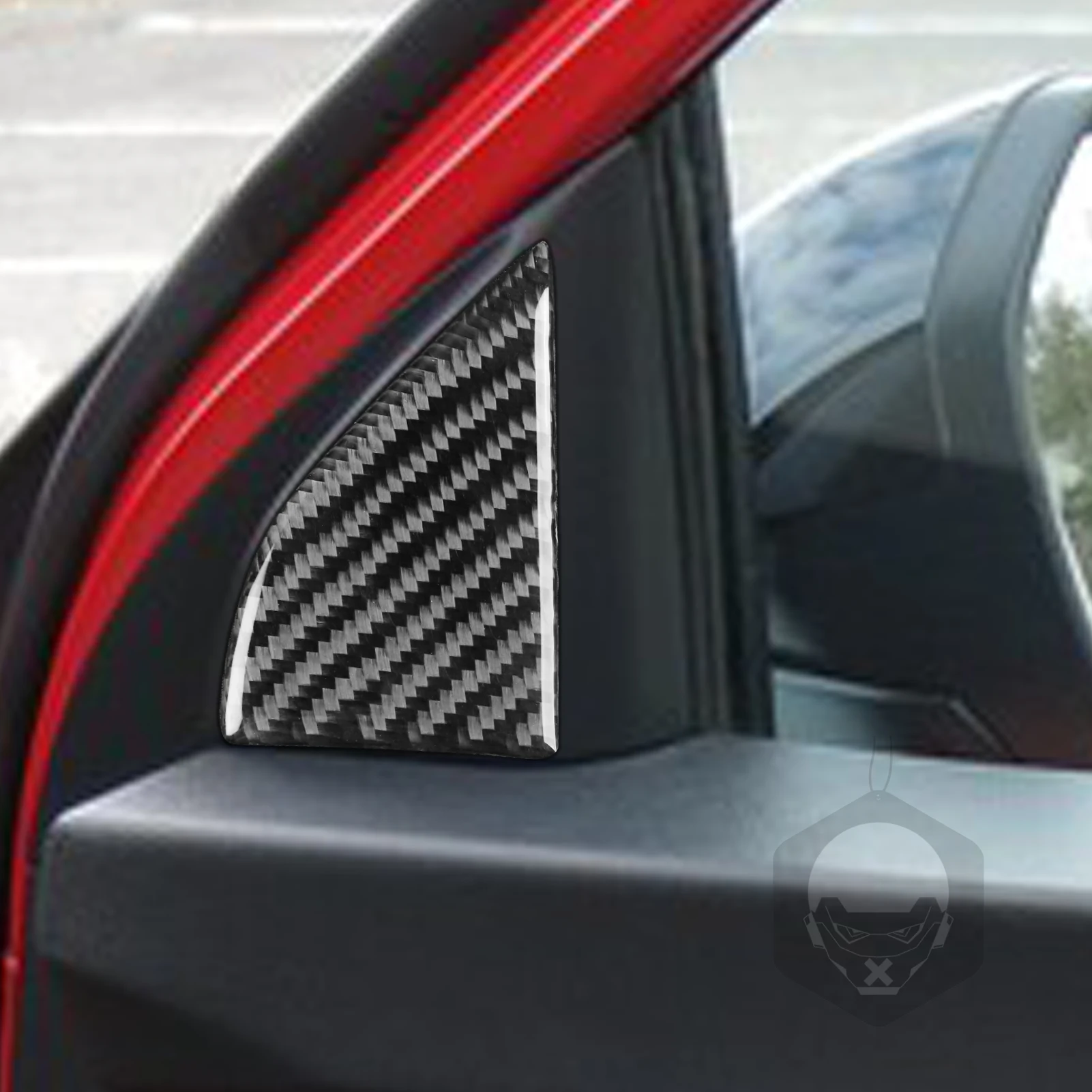 For Hyundai Veloster 2019 2020 2021 2022 2023 Accessories Carbon Fiber Car Interior Gear Door Panel Trim Sticker Decoration