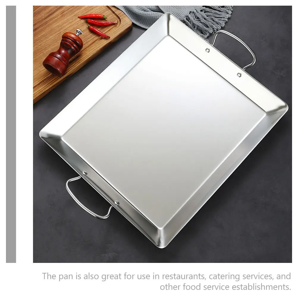 

Seafood Pan Stainless Steel Multifunctional Boil Serving Pan Large Capacity for Cooking Serving Seafood Party Restaurant Hotel