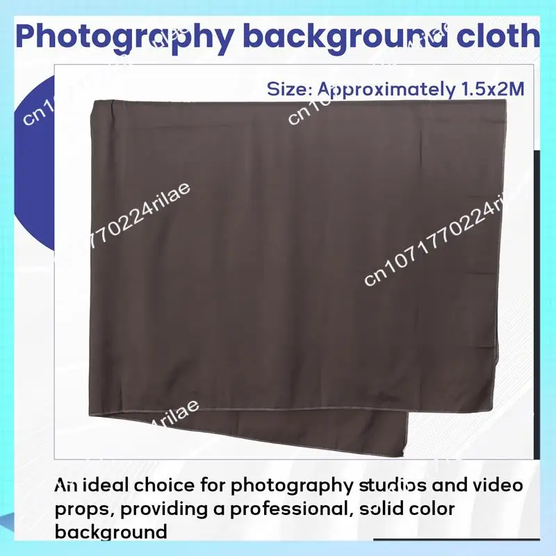

A17Z 1.5X2m Photography Background Backdrop Cloth For Photo Studio Video Props Solid Color Wall Decor