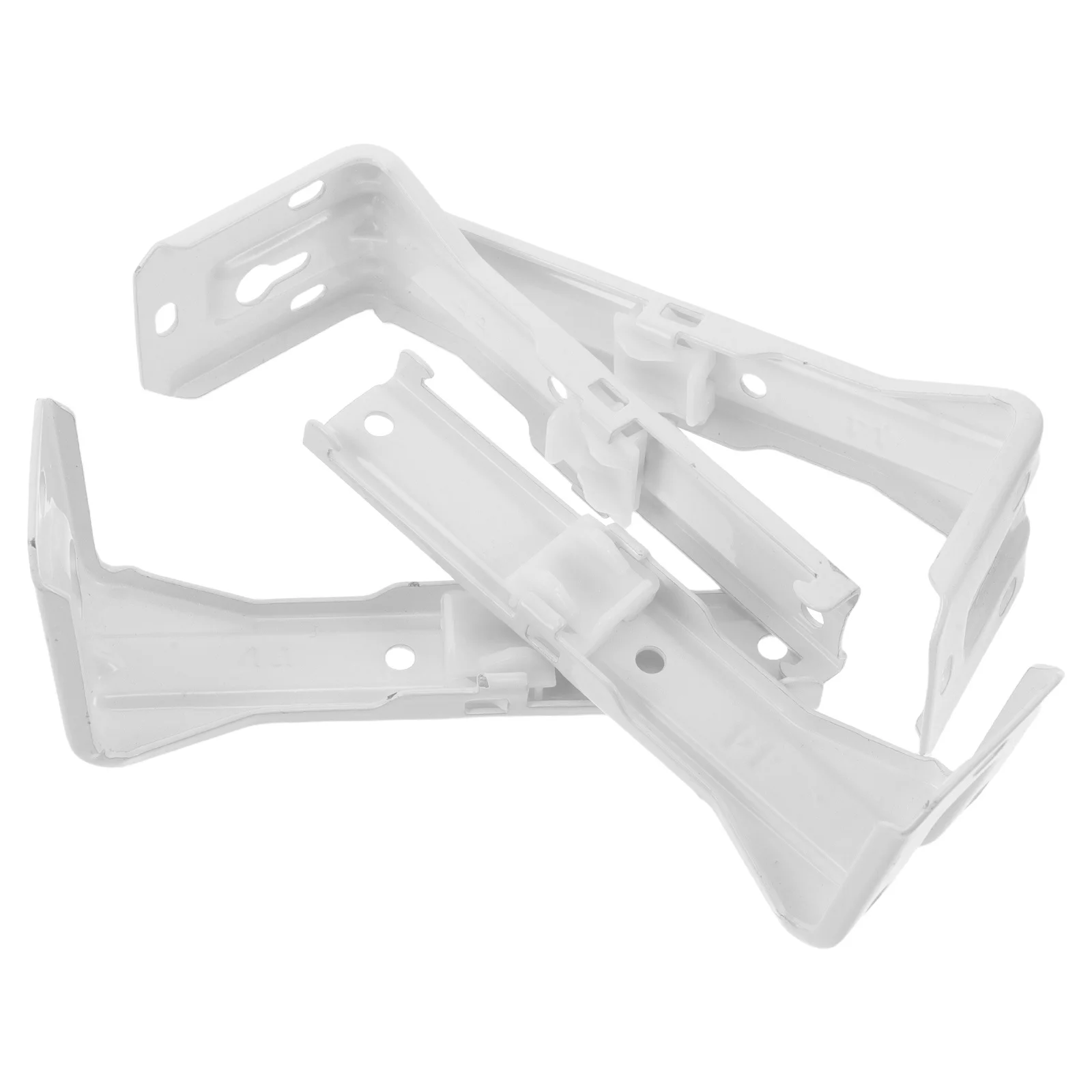 

4Pcs Iron Curtain Rail Brackets Easy Install Universal Fit Wall Ceiling Home Decor Accessories Curtain Hardware Bracket