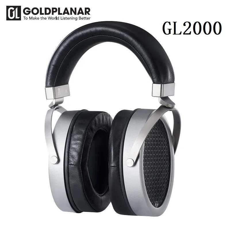 

Gold Planar GL2000 Flagship Planar Magnetic Diaphragm Headphone Full Frequency Hifi Music Monitor DJ Studio Stereo Bass Headset