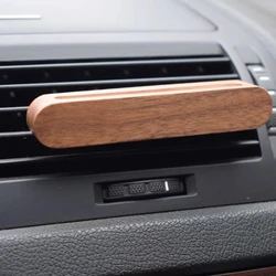 Car aroma diffuser aromatherapy clip decoration wooden pendant car air outlet aroma diffuser wooden box Interior Accessories