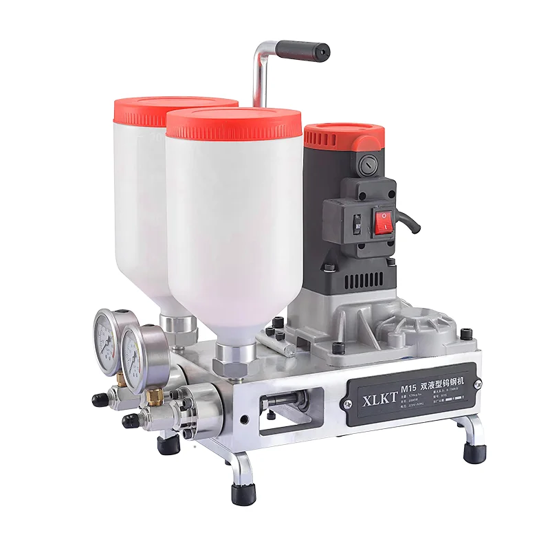 New High Power Waterproof High Pressure Two Components Injection Pump Machine Polyurethane Grouting Machine for Concrete Repair