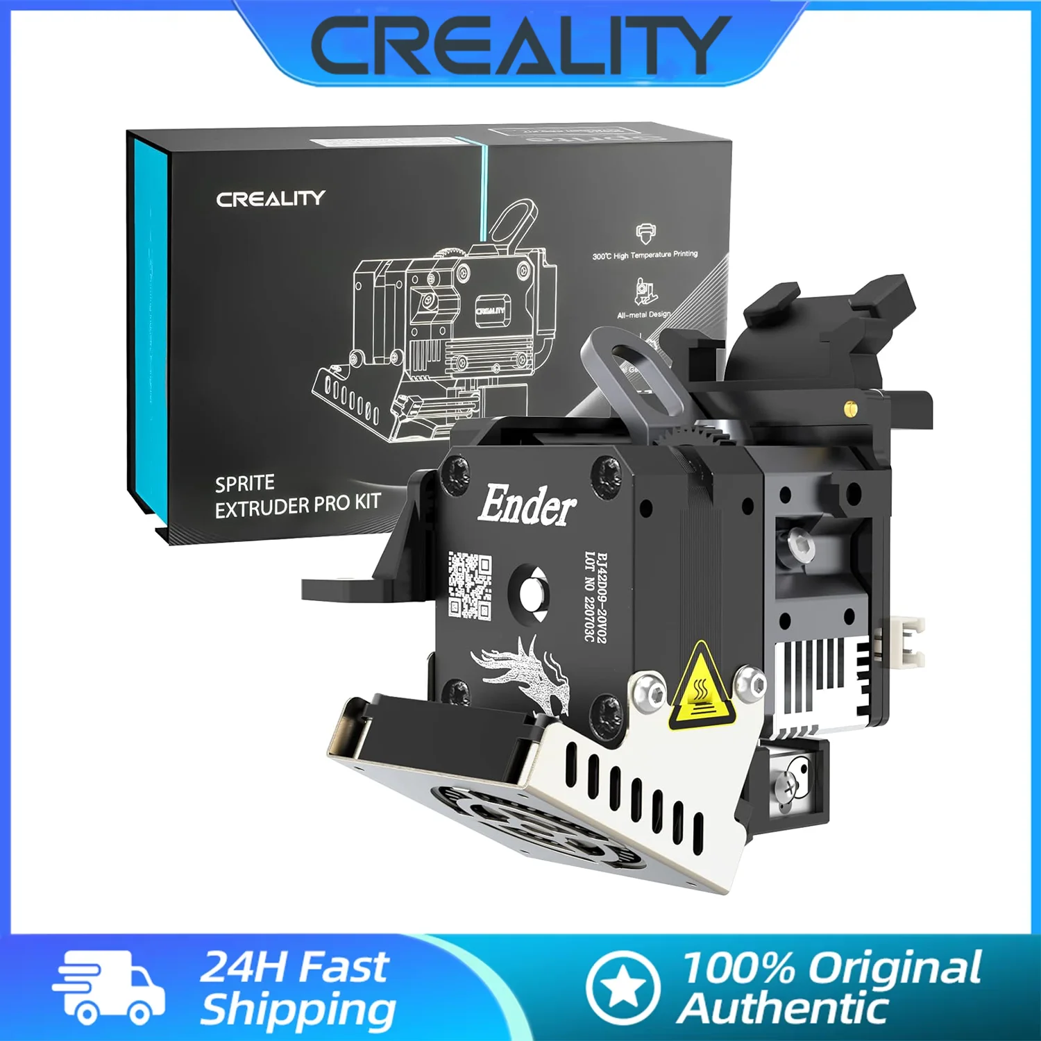 

Creality Sprite Extruder Pro Kit 300р. ℃ Высокотемпературная печать Шаговый двигатель 80 Н для 3D-принтеров Ender 3 Ender 3 v2 Ender 3 pro