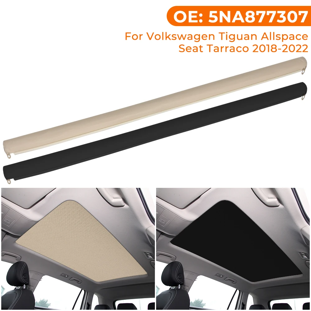 Car Window Shades For Volkswagen Tiguan Allspace Seat Tarraco 2018-2022 Car Panorama Sunroof Sunshade Curtain Roller Blind