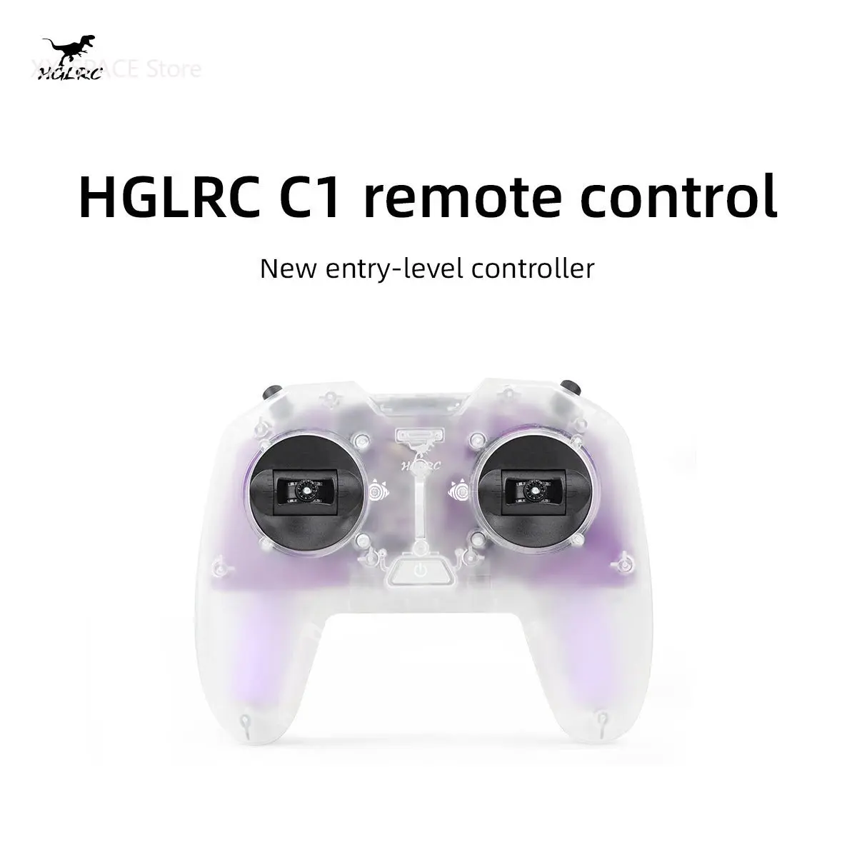 Hglrc C1 Remote Controller Built-in 500mw Elrs 2.4g Tx Module With Dongle For Rc Airplane Fpv Drone Beginner Pilot