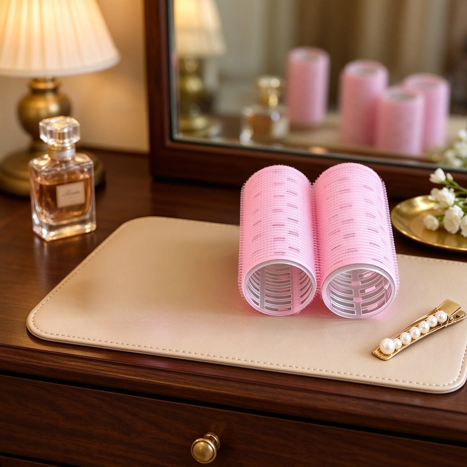 Self Adhesive Hair Rollers No Heat Hair Curlers Hair Styling Rollers Home DIY Hair Curling Tools For Women
