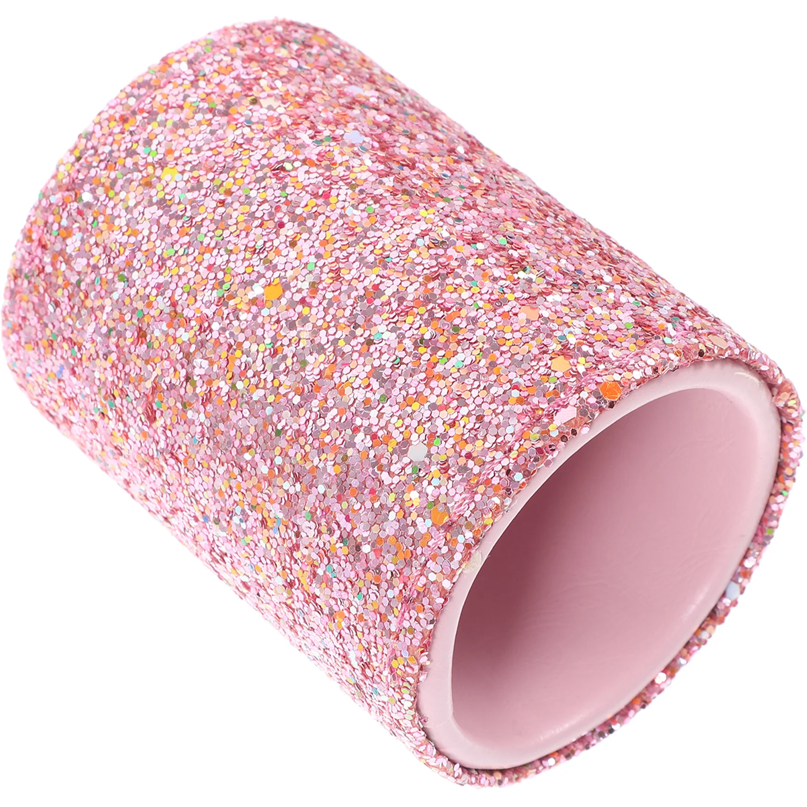 حامل تخزين فرش المكياج الصغيرة المحمولة، منظم لفرشاة المكياج اللامعة لطاولة تزيين الحمام #4