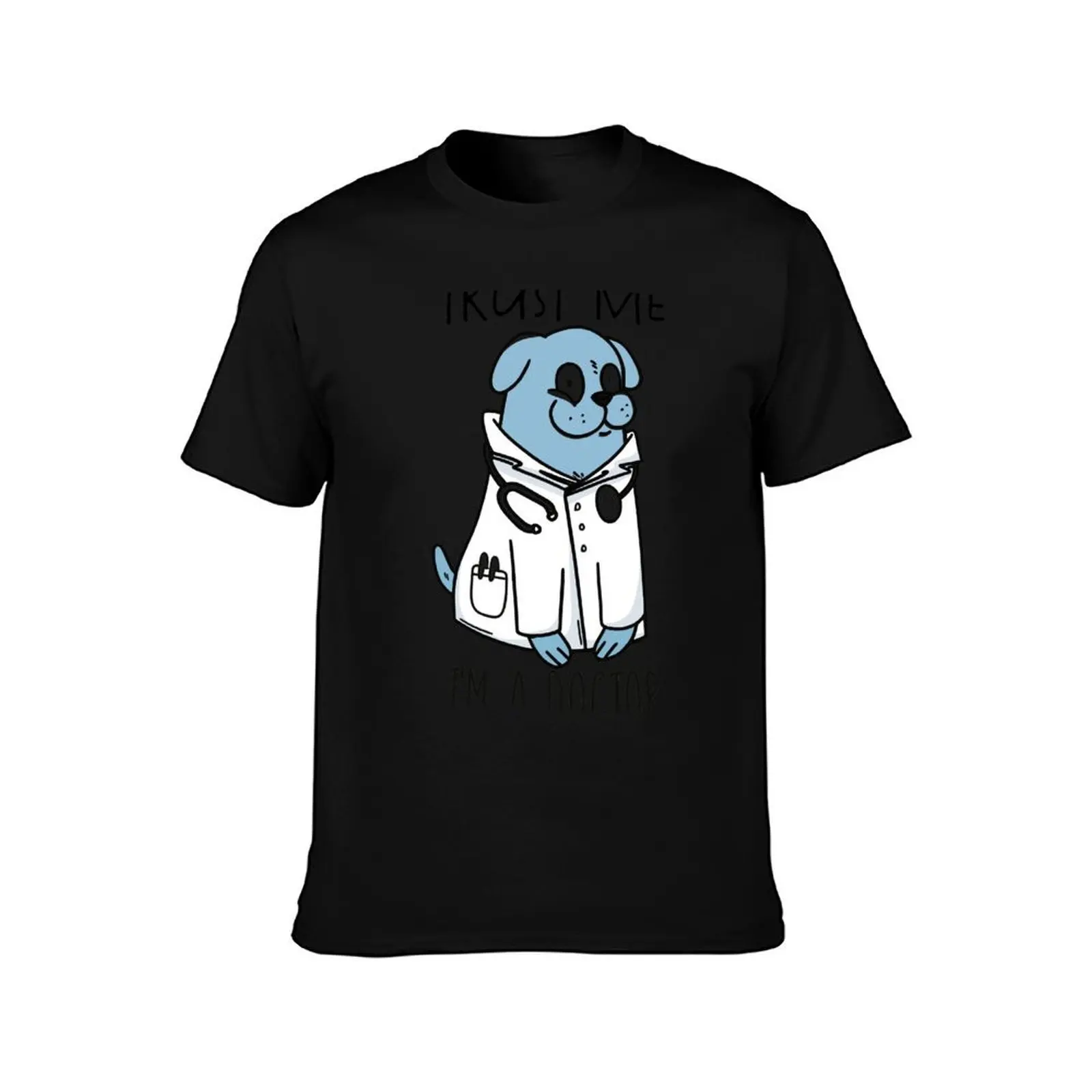 Copy of Trust me im a dogtor,funny dog doctor T-Shirt Breathable Basic Cotton T-Shirt