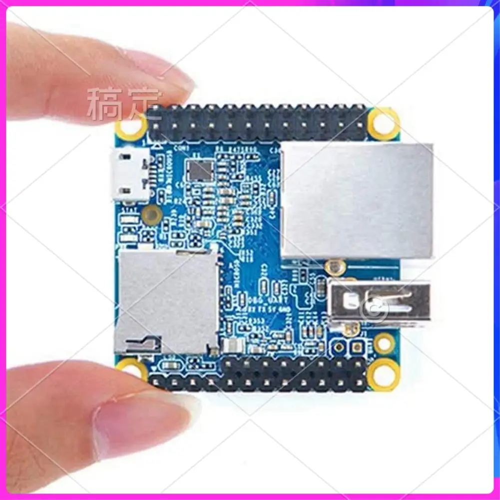 لوحة تطوير T24C Nanopi NEO مفتوحة المصدر H3 رباعية النواة Cortex-A7 Ubuntu Openwrt Armbian Blue Accessories Kits 256 ميجابايت DDR3 RAM