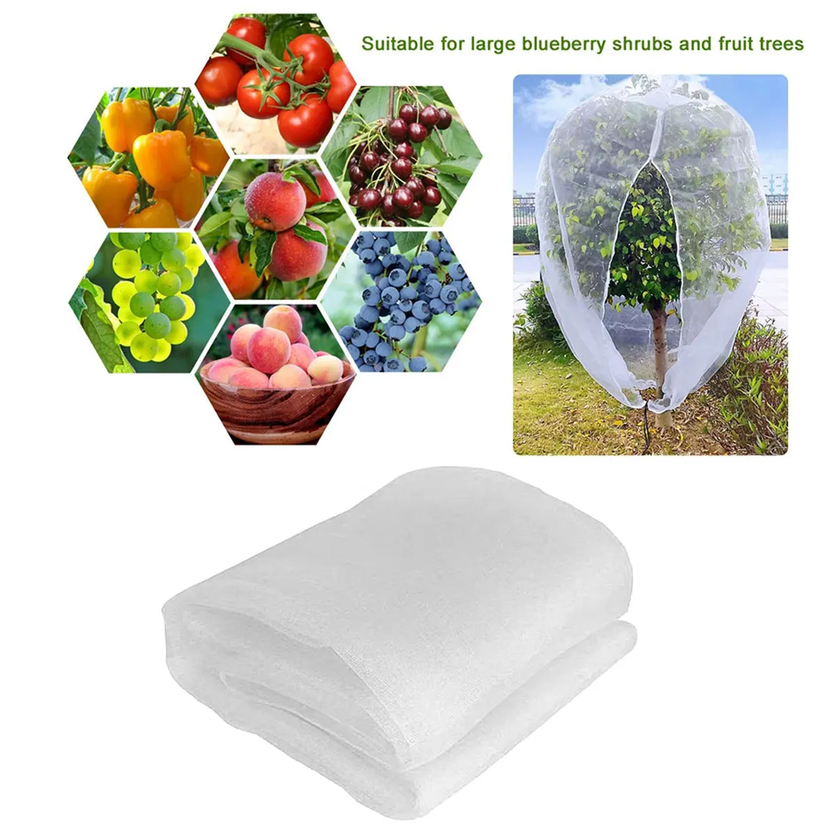 

Plant Protection Net Insect Net Flower Pot Plant Protection Cover Net Bag Plant Net Bag Vegetable Cultivation, Horticultural Net