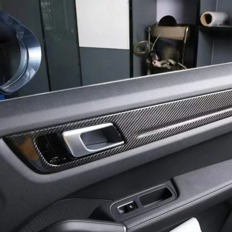 

For Porsche Cayenne Real Dry Carbon Fiber Interior Decoration Central Control Instrument Panel Cover Modification Accessories