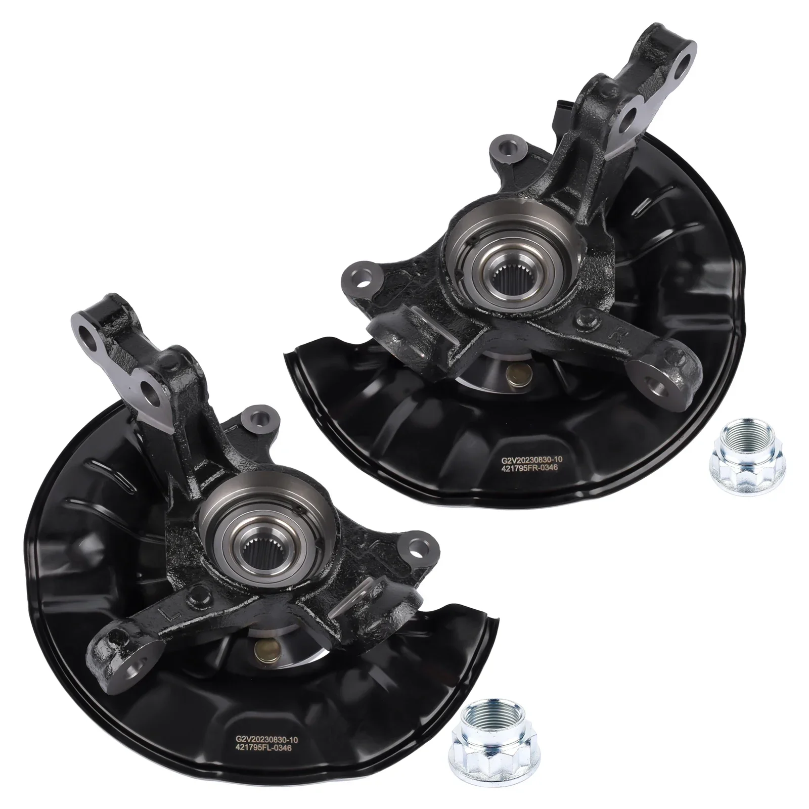 

Pair Front Wheel Bearing Hub Knuckle Assy AP01 Fit 14-18 Toyota Corolla 1.8L 698-476