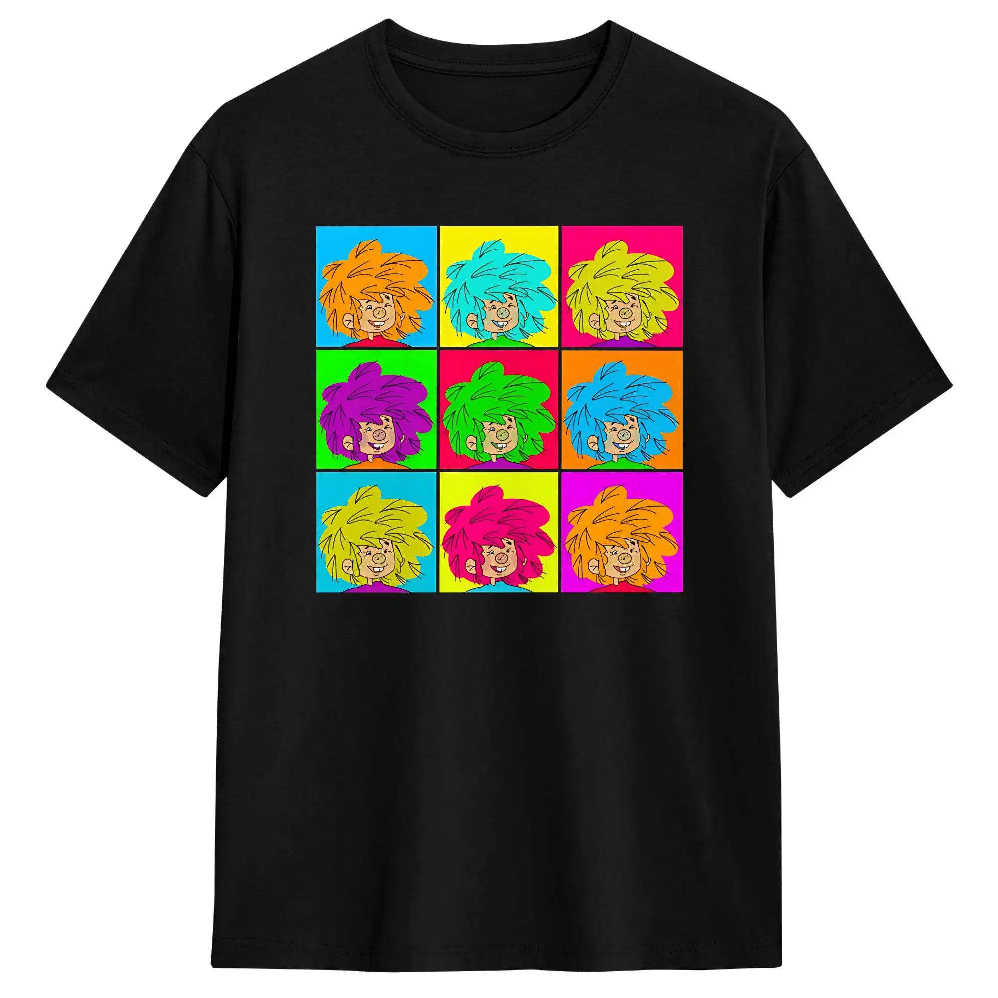 Camisetas masculinas e femininas inspiradas em Warhol, camisetas icônicas de algodão puro, camisetas engraçadas de manga curta com gola redonda, camis